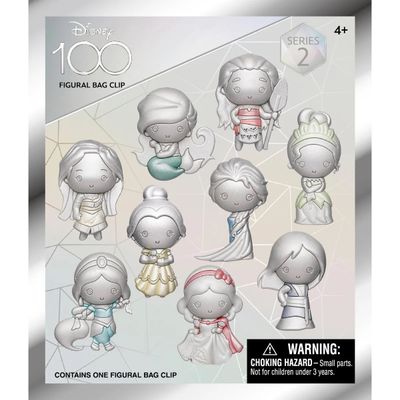 Disney 100 Heroines Series 2 3D Foam Bag Clip Display Case of 24