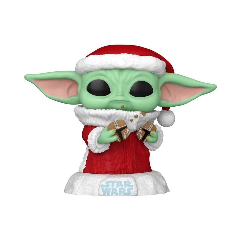 The Mandalorian Holiday Santa Grogu with Cookies Funko pop