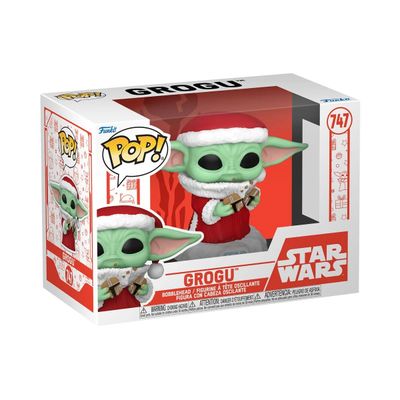 The Mandalorian Holiday Santa Grogu with Cookies Funko pop