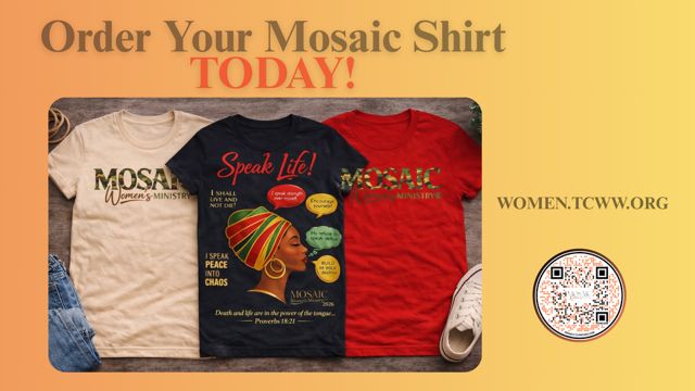 Mosaic Speak Life T-Shirt (Pre-Order)