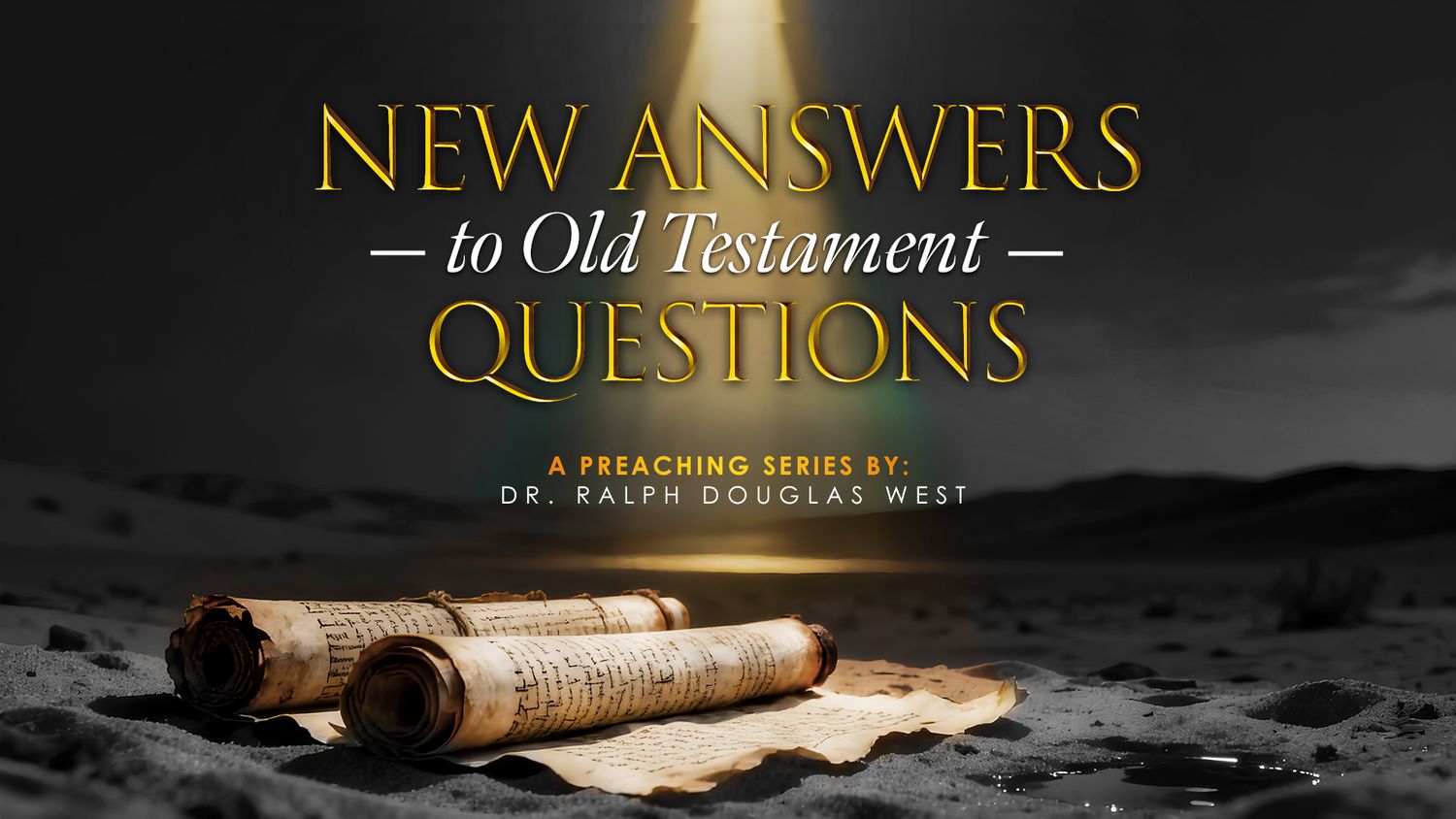 New Answers to Old Testament Questions MP3 Series