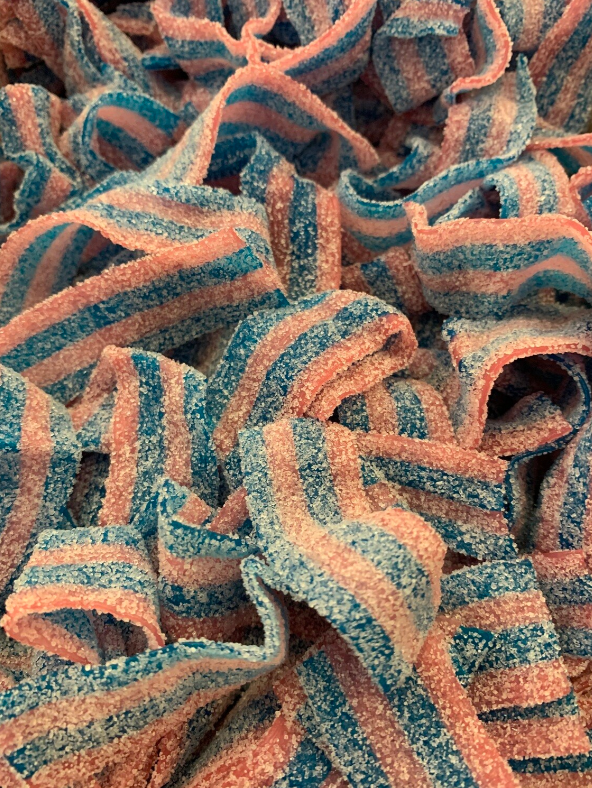 Sour Cotton Candy Licorice Belts