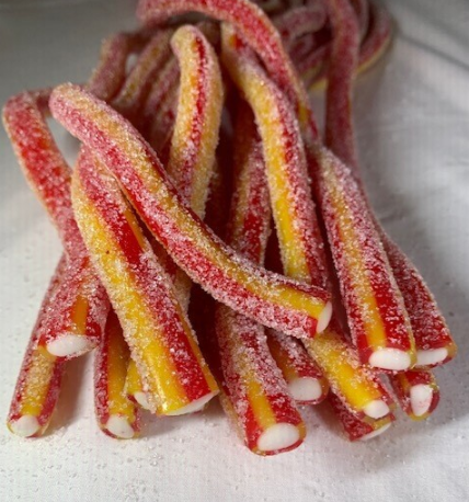 Sour Strawberry and Banana Licorice Rope