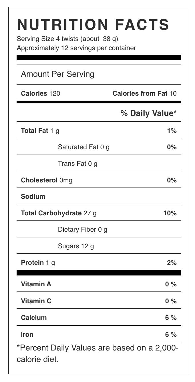 Black Twisted Licorice Ropes (5 per order)