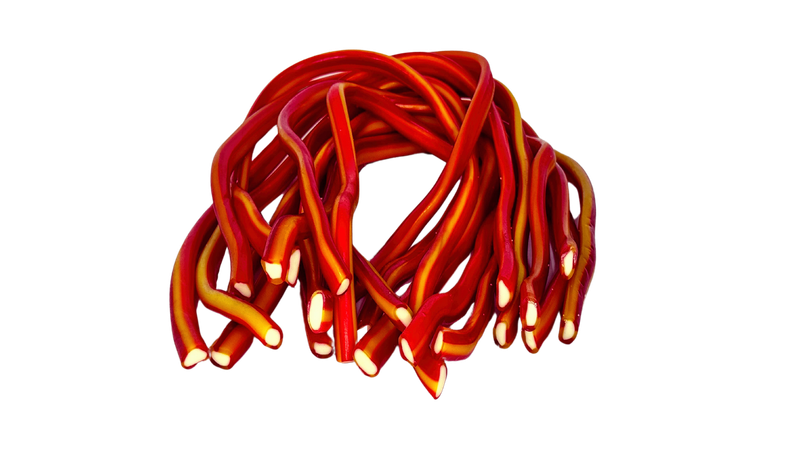 Sweet Strawberry and Banana Licorice Rope