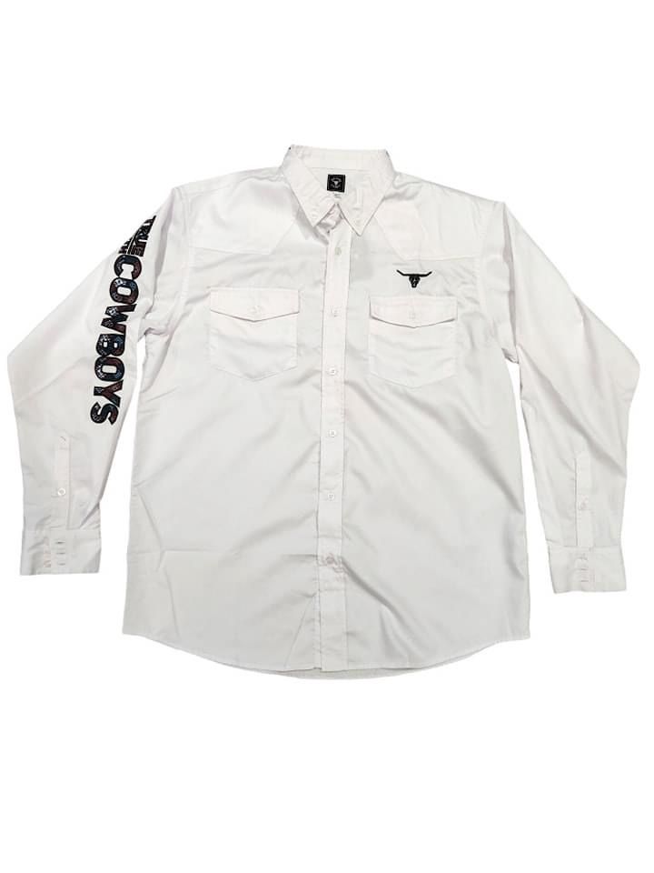 Shack Story Button Down Shirt - White