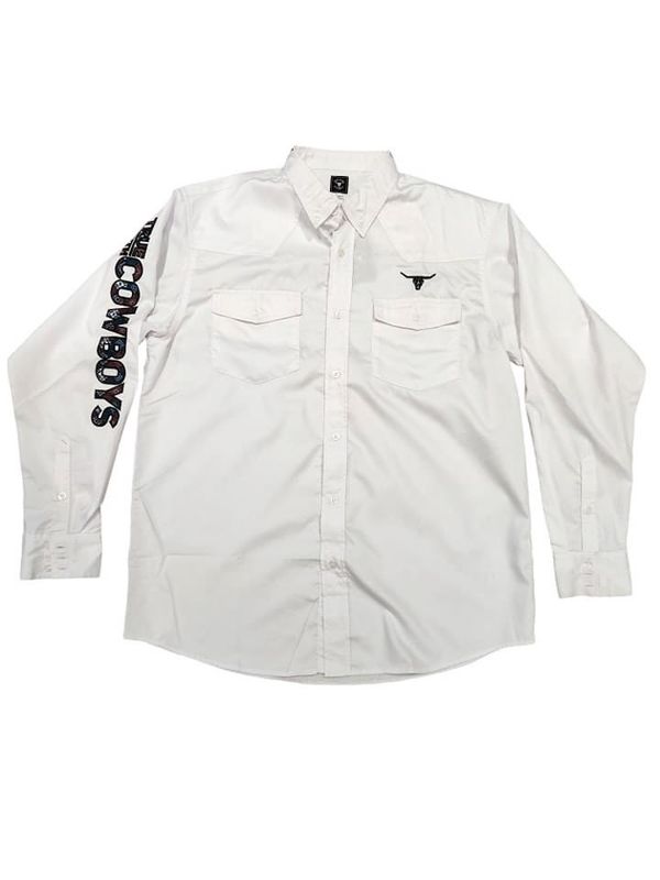 Shack Story Button Down Shirt - White