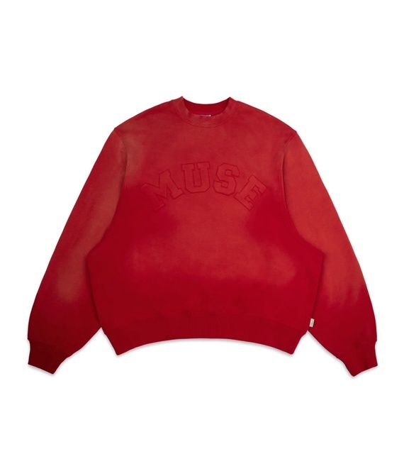 French Terry Sweatshirt - Scarlet Red