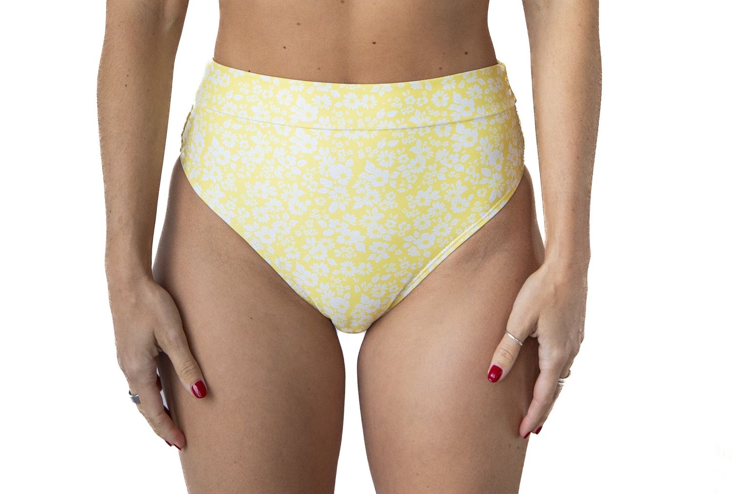 Genevieve - Bikini Bottom Yellow Sunflowers