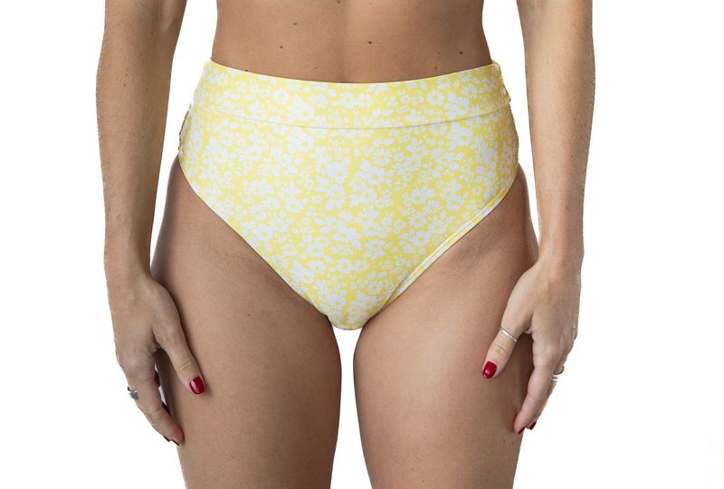 Genevieve - Bikini Bottom Yellow Sunflowers