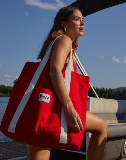 Sandy - XL Tote Red
