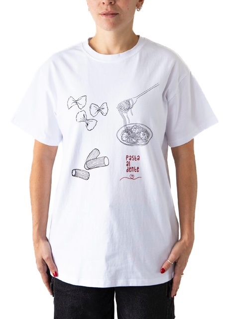 Tatiana - Tshirt Food white