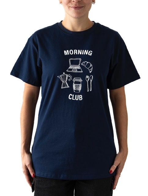Tatiana Tshirt - Morning club navy