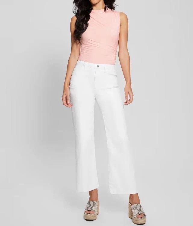 Wide Leg - Jambe Large - Pure White