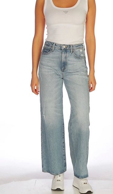Wide Leg - Jambe Large - Moonstone Blue