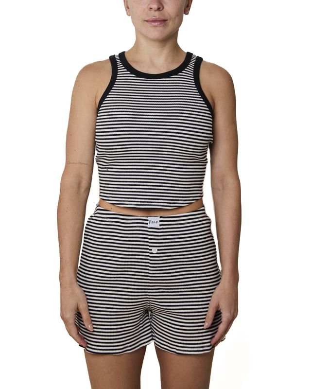 Sandra Shorts - Black and white