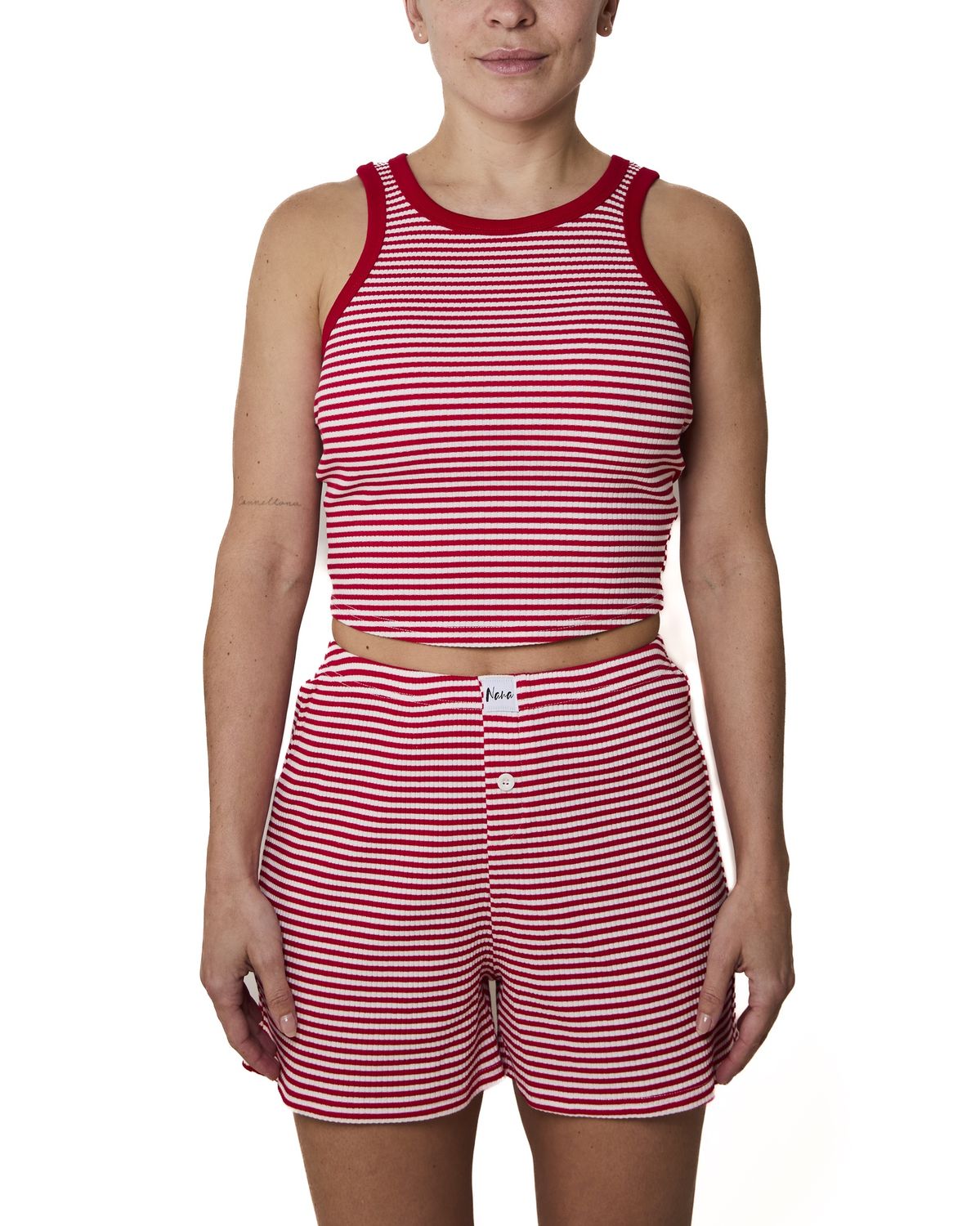 Sandra Shorts - Red Stripes