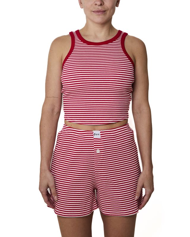 Sandra Shorts - Red Stripes
