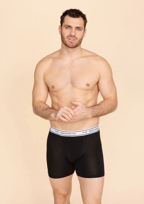 Boxer homme long - noir