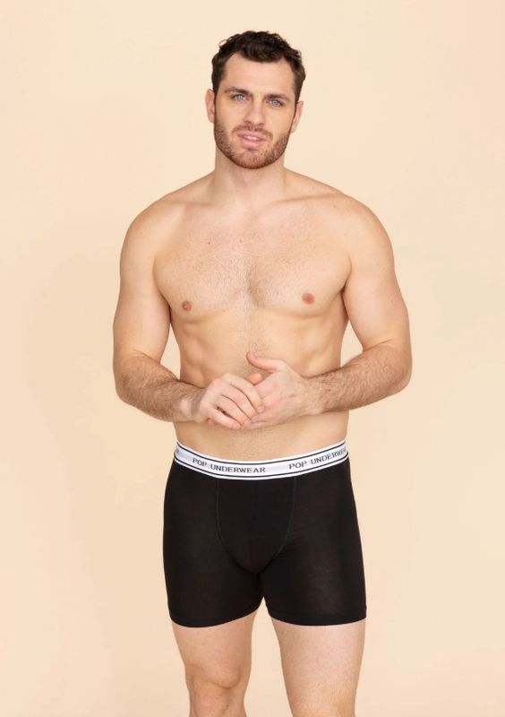 Boxer homme long - noir