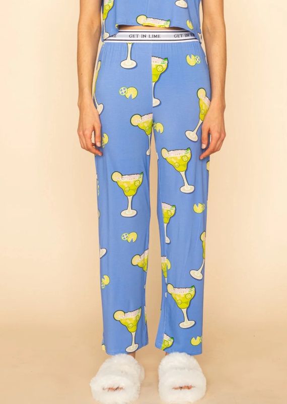 Pantalon de pyjama - Get in lime
