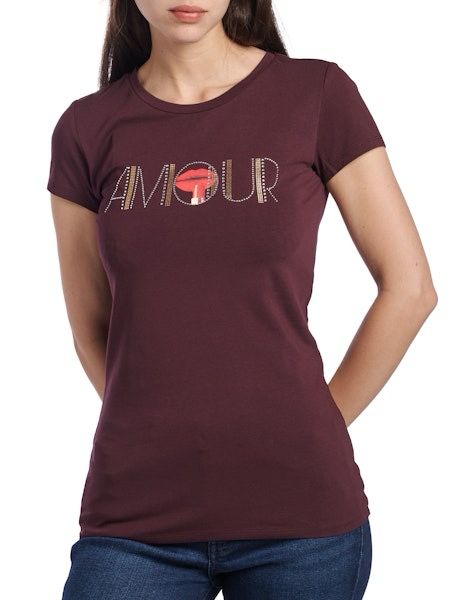 SS amour lux R3 Tee - Regal plum
