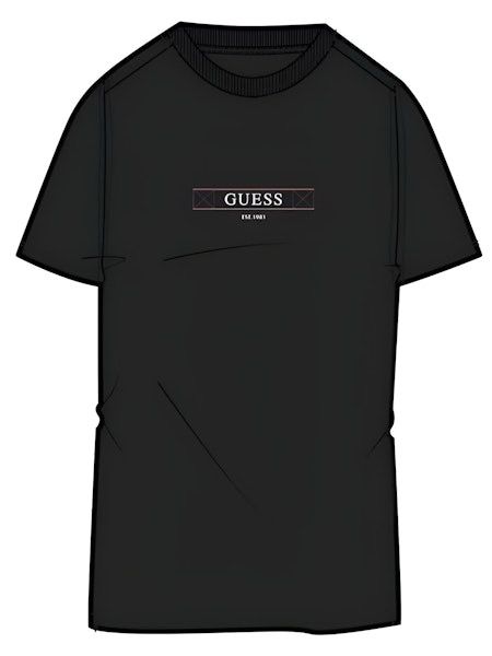 Ss Cn Logo Box Tee - Jet Black