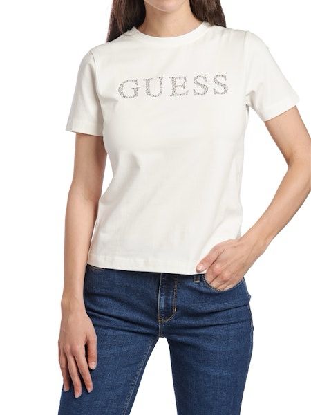 Octavia Rn Ss Tshirt - White glam