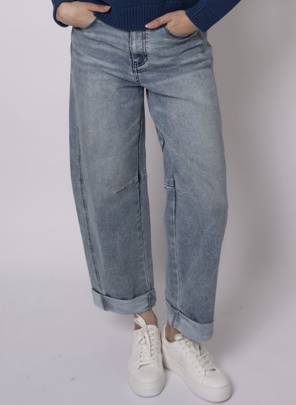 43W107SO Barni stretch denim pants - Lt wash