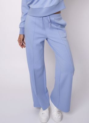 Prida Cotton Soft Knit Pull On Pants - Perri Blue
