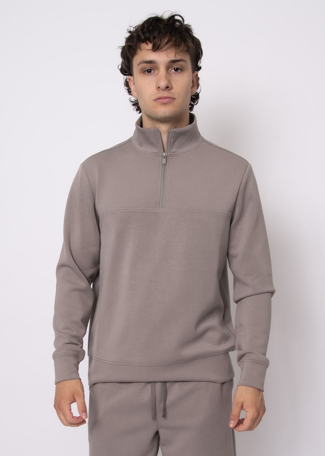 Mens soft knit pullover - Dune