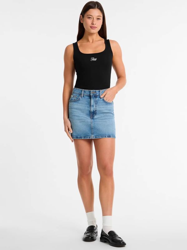 Gj Classic Mini Skirt - Gj Light Heritage Wash