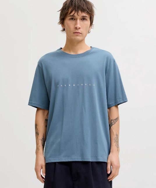 Jjestar Jj Tee Ss Noos - Blue Mirage