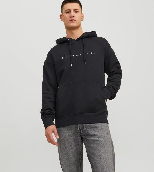 Jjestar Jj Sweat Hood Noos -  Black