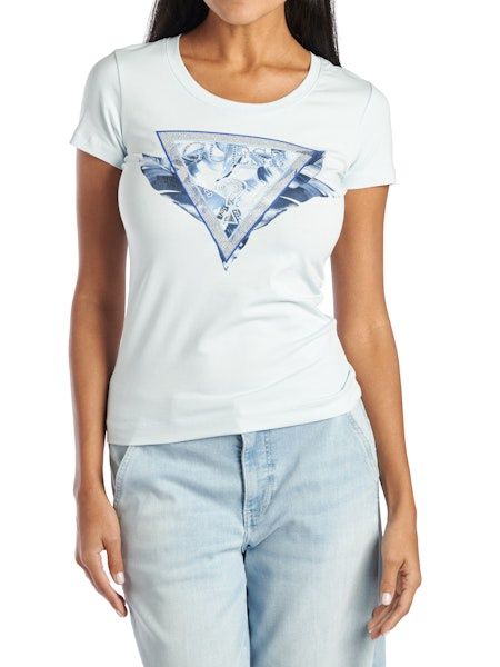 Ss cn feather triangle tee - Sky High
