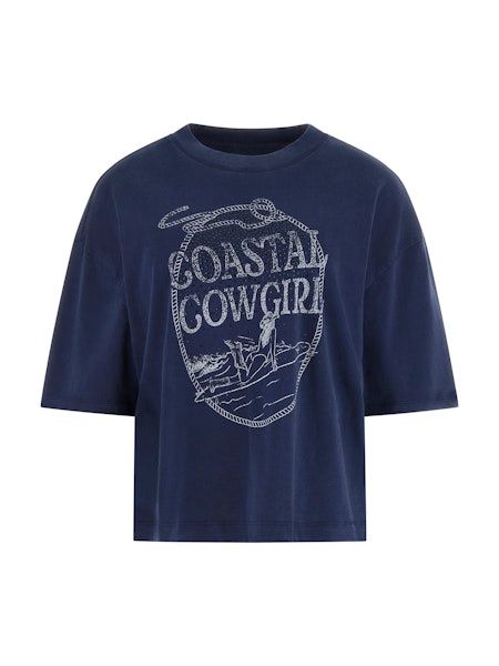 Ss coastal Cowgirl Os Tee - Blackened Blue