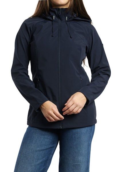 Isa Softshell Hoodie Jckt - Smart Blue