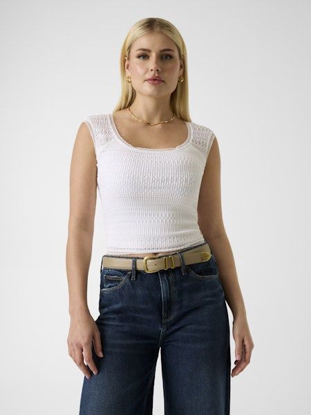 Ss Elisabette Top - Pure White
