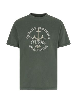 Guess Worldwide Marine Tee - Urban Forest