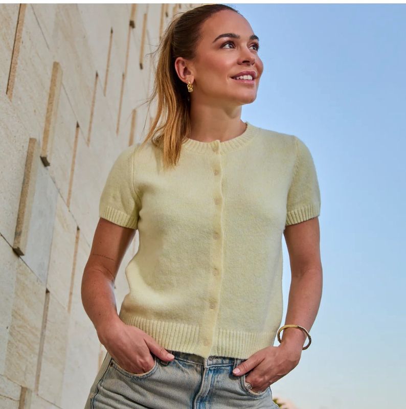 Zoe Cardigan - Jaune