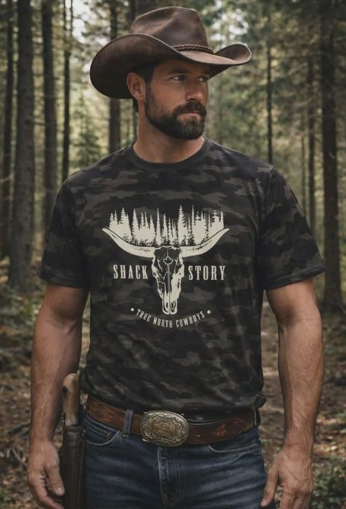 Skull Trees Camo -Tshirt