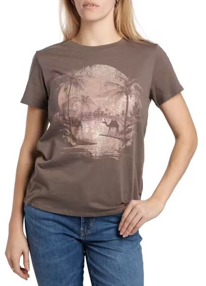Ss desert mirage easy tee - Equestrian Brown