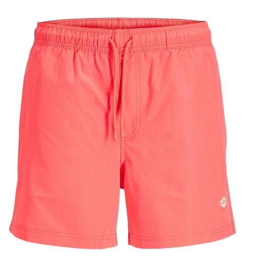 Jpstmaui Tropic Solid Swim Shorts Reg Sn - Hot Coral