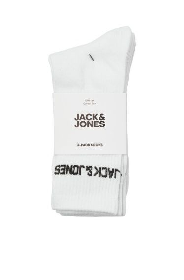 Jacmelvin Tennis Sock 3 Pack Noos - White