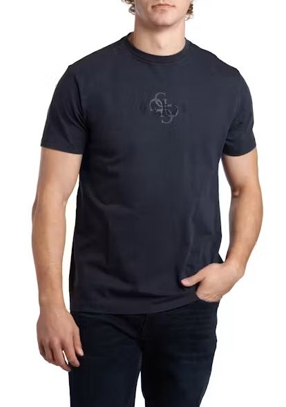Ss Bsc Raised Quattro G Tee - Smart Blue Multi