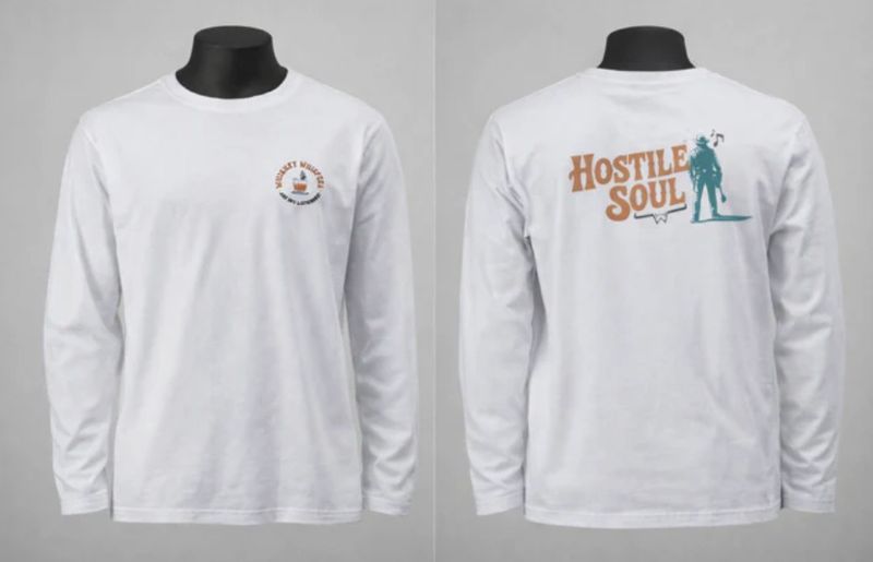 Hostile Soul Longsleeve - White