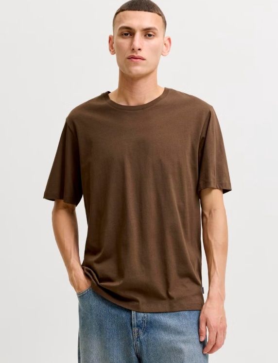 Jjeorganic Basic Tee Ss O-Neck Noos - Cocoa