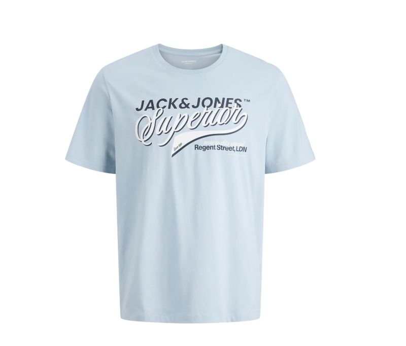 Jjelogo Tee Ss O-Neck 2 Col SS26 Sn - Celestial Blue