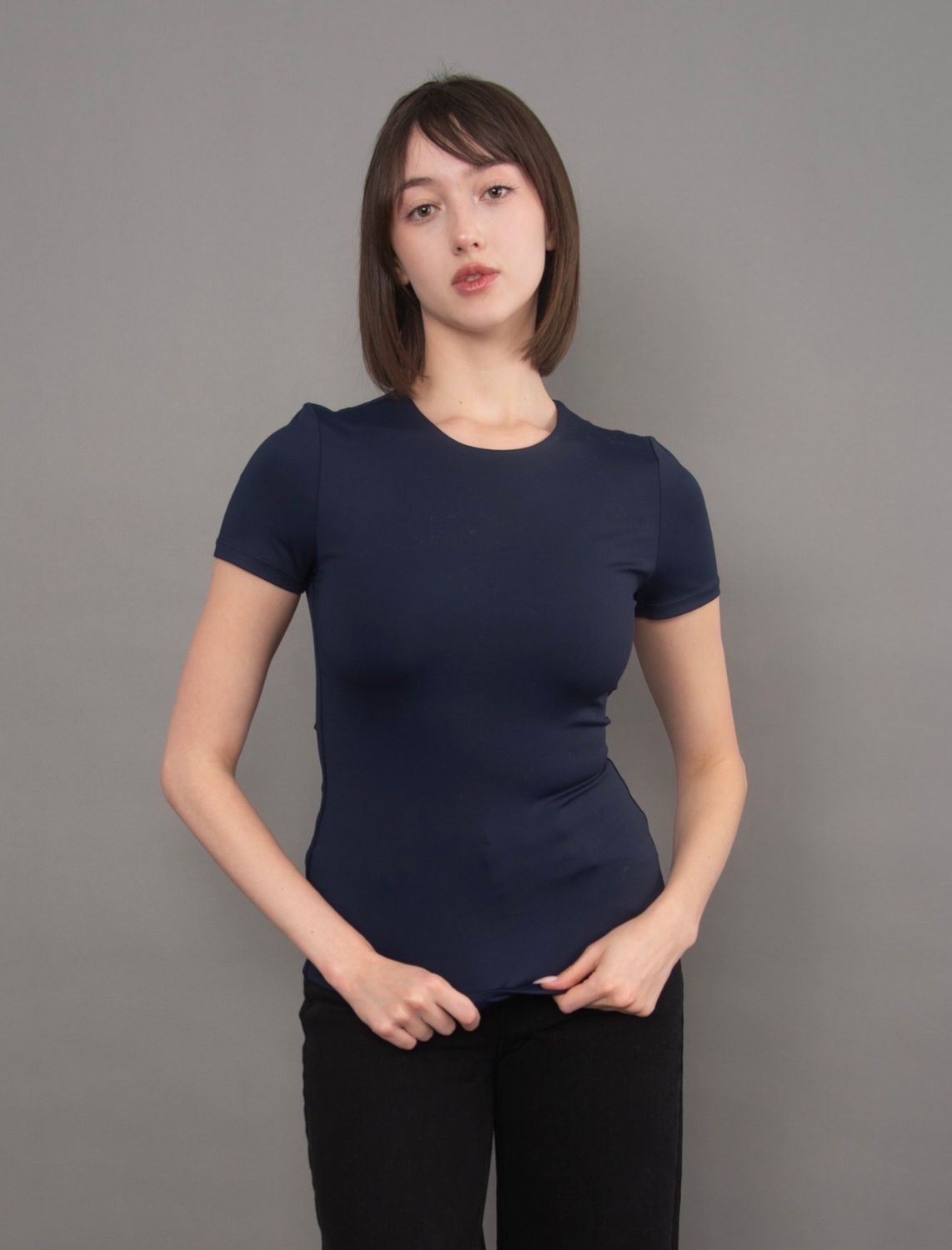 ROXI 23 SIGNATURE SECOND SKIN SS TOP-TRUE NAVY