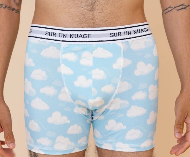 Boxer homme long - Sur un nuage